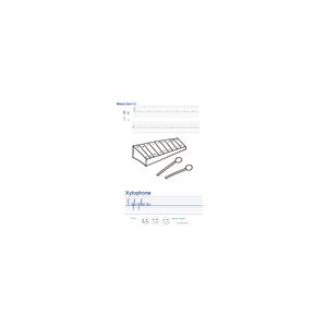 Imprimer la page d'écriture sur le xylophone