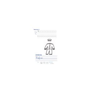 Imprimer la page d'écriture sur l'uniforme