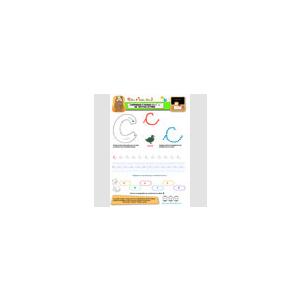 page du c pour apprendre à écrire le c en minuscule