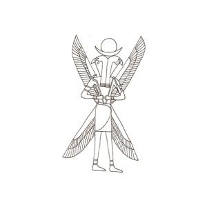Coloriage Egypte