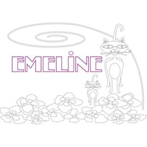 coloriage emeline