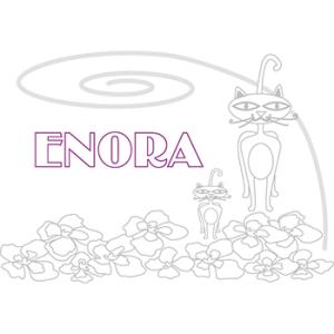 coloriage Enora