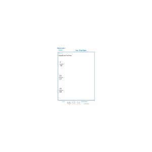 exercice 5 : simplifier les fractions 