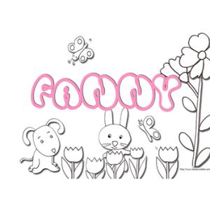 Coloriage Fanny