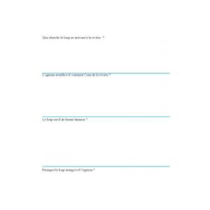 Fiche de lecture sur le loup et l'agneau page 2