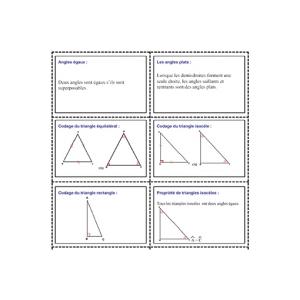 Fiches de synthèse de cours pour le primaire et le collège 