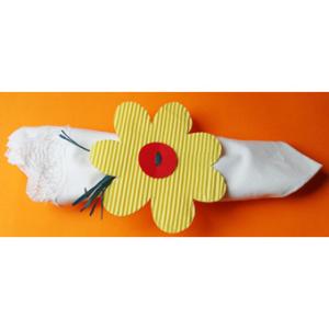 Fleur rond de serviette
