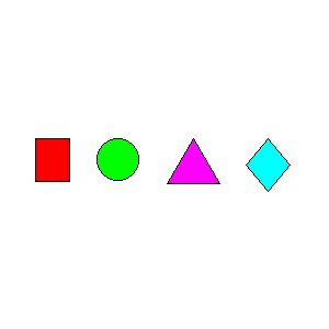 jeu pour découvrir les formes géométriques