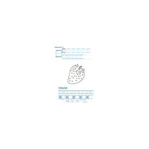 Imprimer la fiche graphisme sur F de FRAISE
