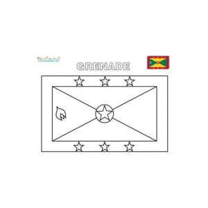 Drapeaux d'Amérique, coloriage des drapeaux des pays d'Amérique