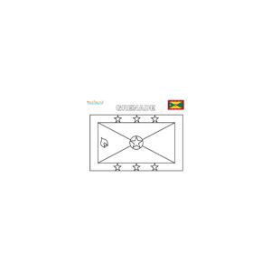 Coloriage du drapeau de Grenade