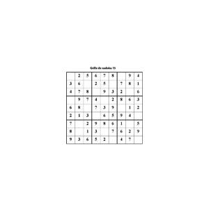 grille 15 de sudoku cycle 2 du primaire