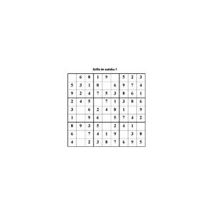 grille 1 de sudoku cycle 2 du primaire 