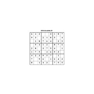 grille 29 de sudoku cycle 2 du primaire