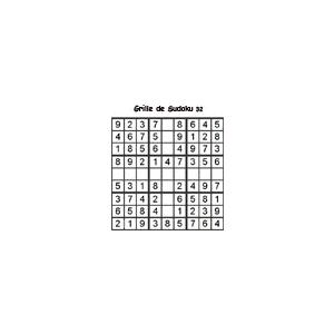 grille 32 de sudoku cycle 2 du primaire