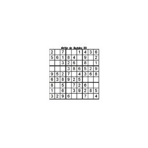 grille 33 de sudoku Primaire cycle 3