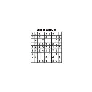 Grille 38 de sudoku Primaire cycle 3