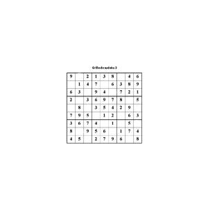 grille 3 de sudoku Primaire cycle 3