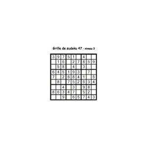 grille 47 de sudoku Primaire cycle 3