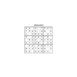 grille 6 de sudoku cycle 2 du primaire