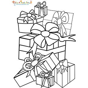 Grosse pile de cadeaux
