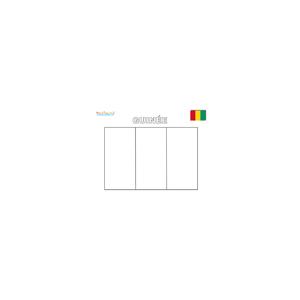 Coloriage du drapeau de la Guinée