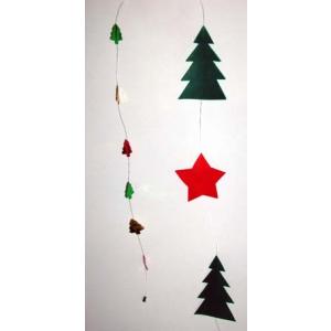 guirlandes de noël sapins et étoiles