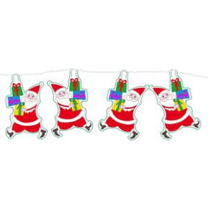 Guirlande Père Noël papertoys