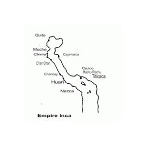 carte de l'empire inca