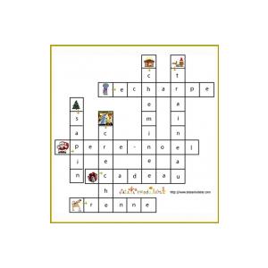 solution du Jeu de mots fléchés: autour de Noël