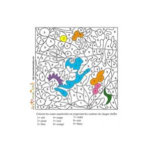 coloriage numéroté