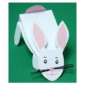 Jouet papier lapin
