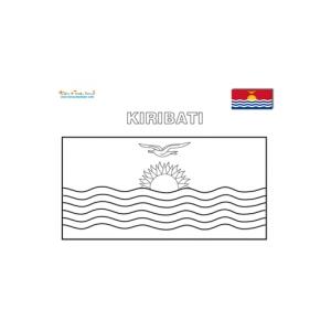 Les drapeaux d'Océanie, coloriage des drapeaux d'Océanie