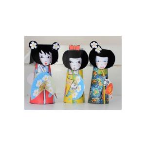 Kokeshi paper toy kokeshi