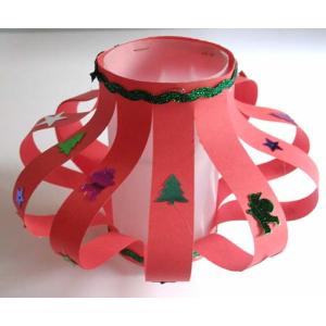 Lampion de noel rouge