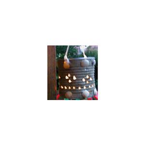 Lampion rustique pour illuminer les soirées d'été