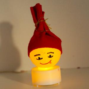 Petit lampion Père Noël de table