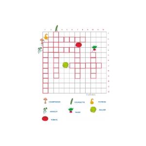 Mots croisés à imprimer sur les légumes