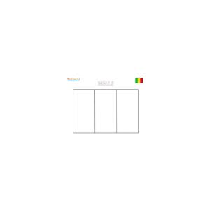 Coloriage du drapeau du Mali