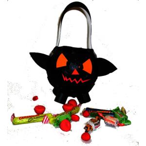 Fabriquer un panier marmite chauve-souris d'halloween