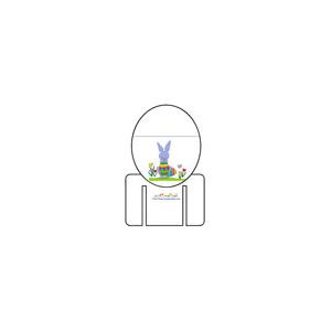 Marque verre petit lapin bleu