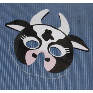 Ce masque de vache viendra parfaitement compléter un déguisement. Le masque de vache à colorier ou à coller est facile à réaliser pour le carnaval , pour les anniversaires ou pour toutes au