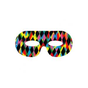 Masque d'Arlequin en carte à gratter