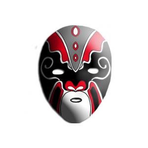 Masque chinois à peindre