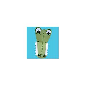Realisation du masque crocodile
