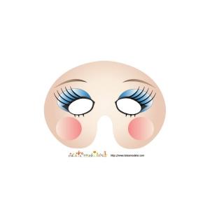 Masque de personnage : fille