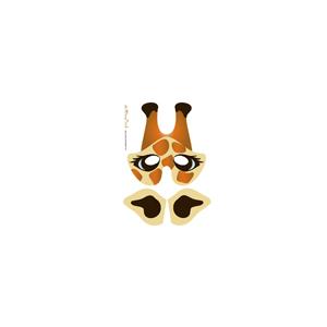 masque de girafe