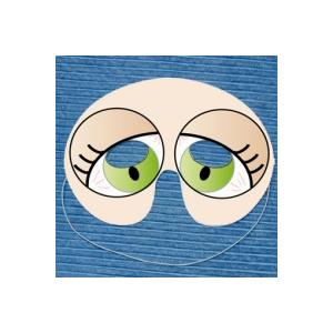 Se masquer les yeux avec un loup rigolo , c'est amusant et facile à faire avec le masque gros yeux . Un masque à préparer pour carnaval , pour s'amuser à une fête masquée , un anniversaire . Le masque