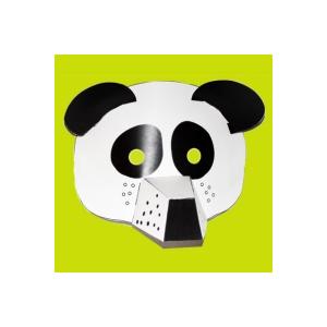 Masque de panda 3D