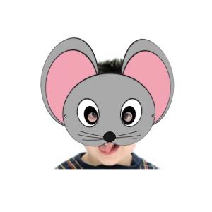 Un masque de lapin blanc aux oreilles roses à imprimer pour le déguisement des enfants. Le masque de lapin blanc est prêt à être imprimé pour une réalisation rapide du masque.